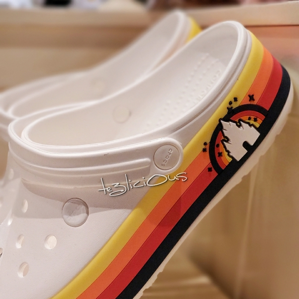 DISNEY PARKS RETRO PLATFORM CROCS - Picture 4 of 8
